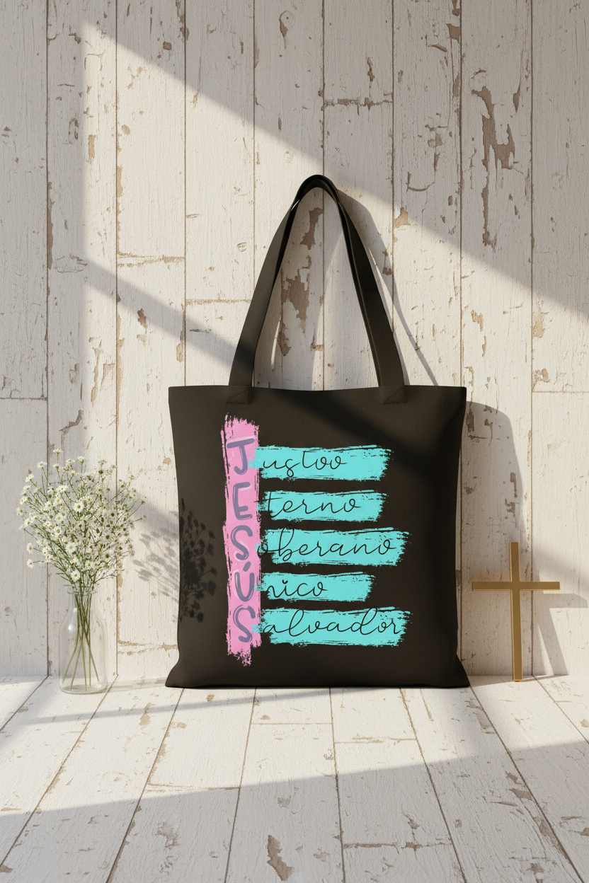 Jesus Tote Bag - Wall Product Shot