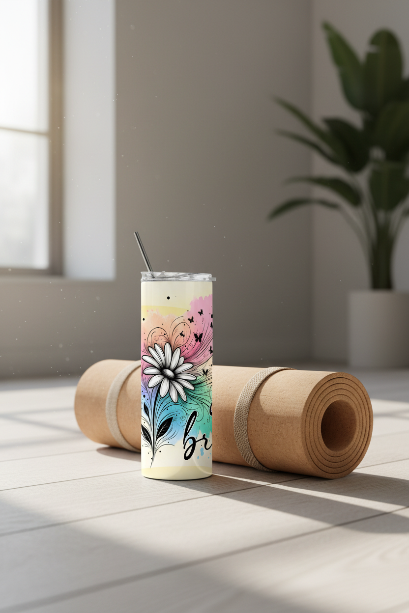 Just Breathe – Yoga Studio Setting