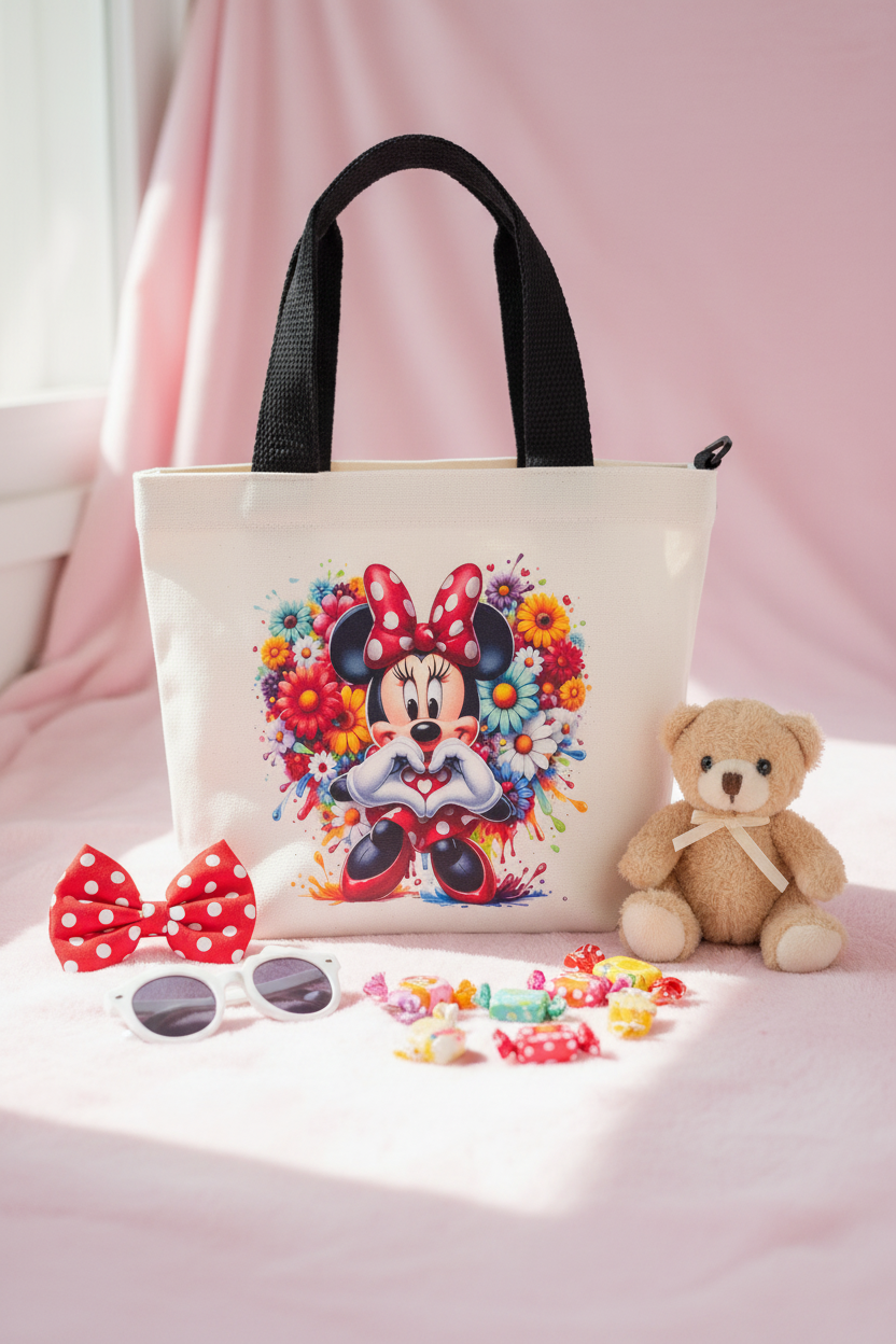 Kids Minnie Mouse Tote Bag - Small Bag Product Shot