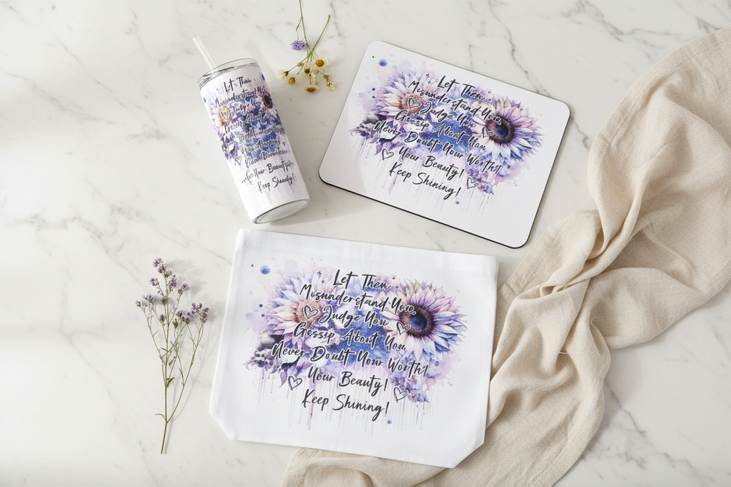 Let Them - Tumbler, Mouse Pad & Tote Bag