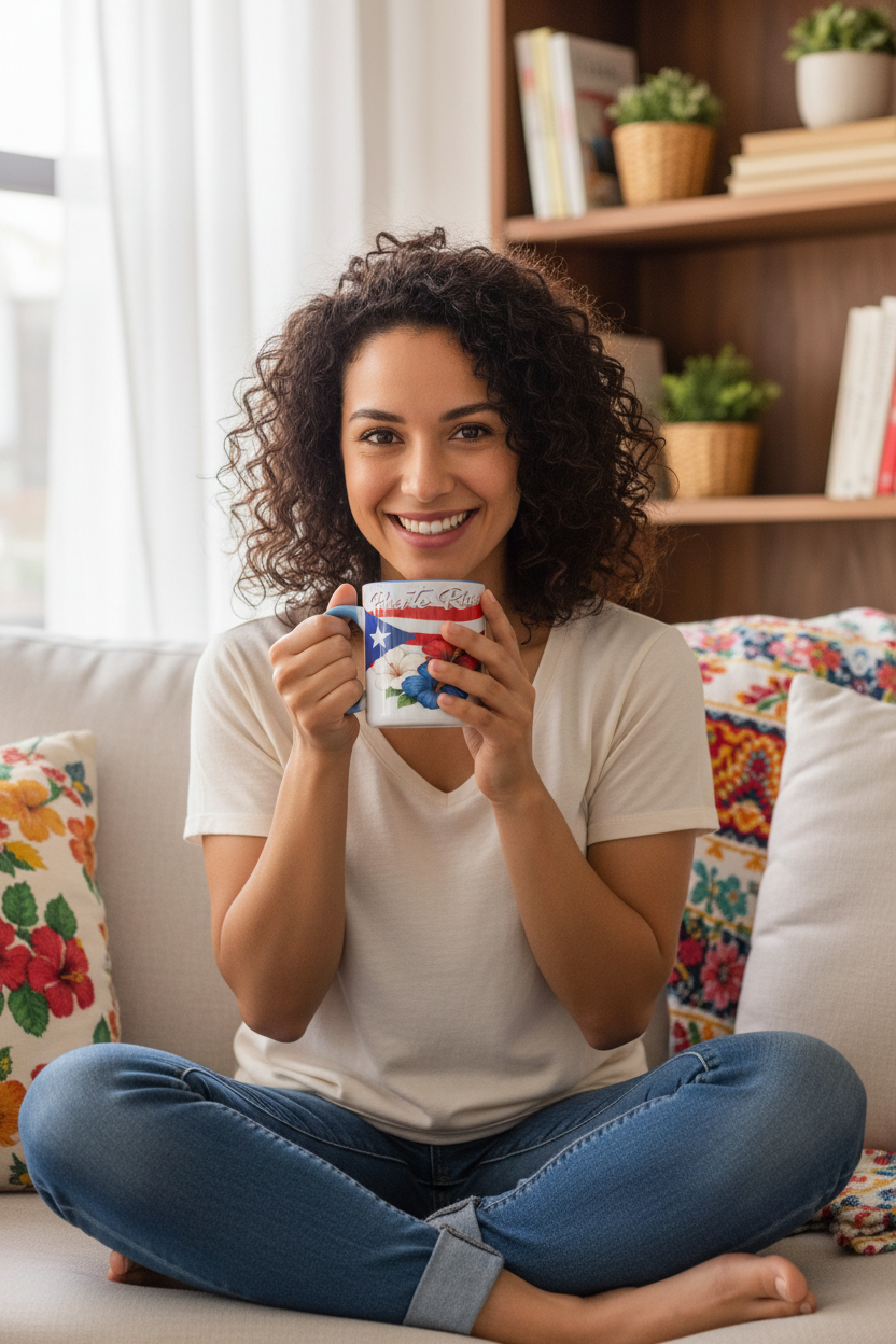 Puerto Rico - Woman with Mug
