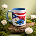 Puerto Rico Flag/Amapola 15oz mug