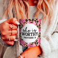 She is worthy / 15oz mug