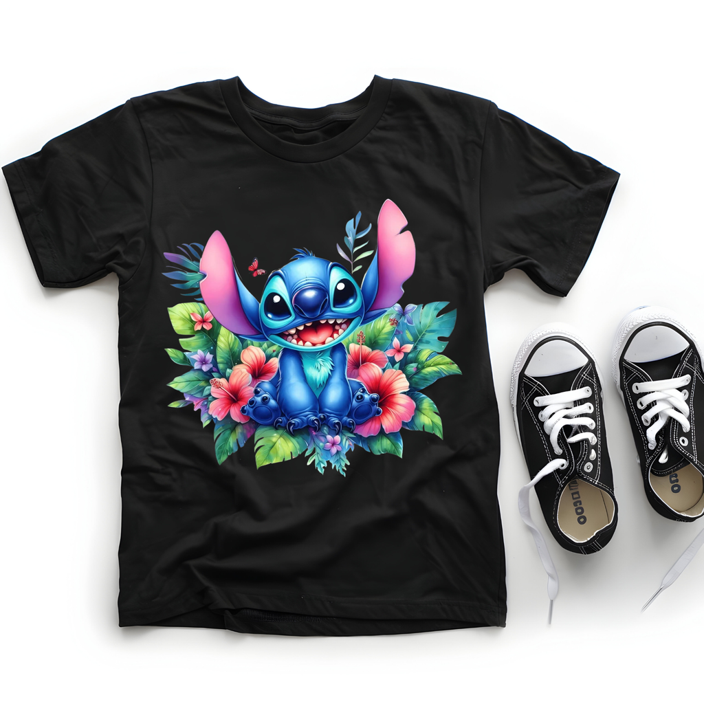 Stitch with Maga flower background