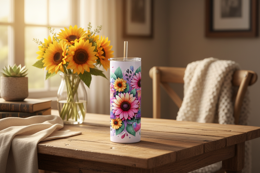 Sunflower MOM Farmhouse Mockup