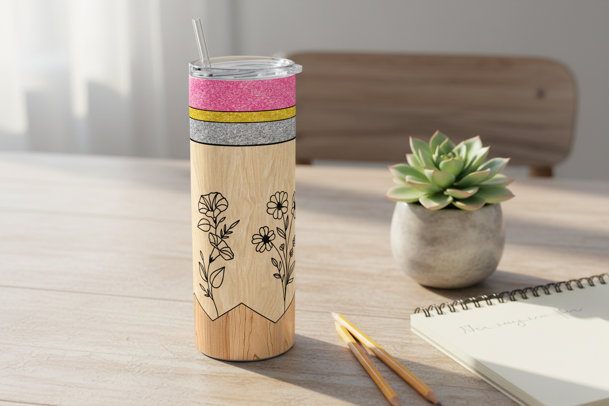 Teacher/Pencil Tumbler