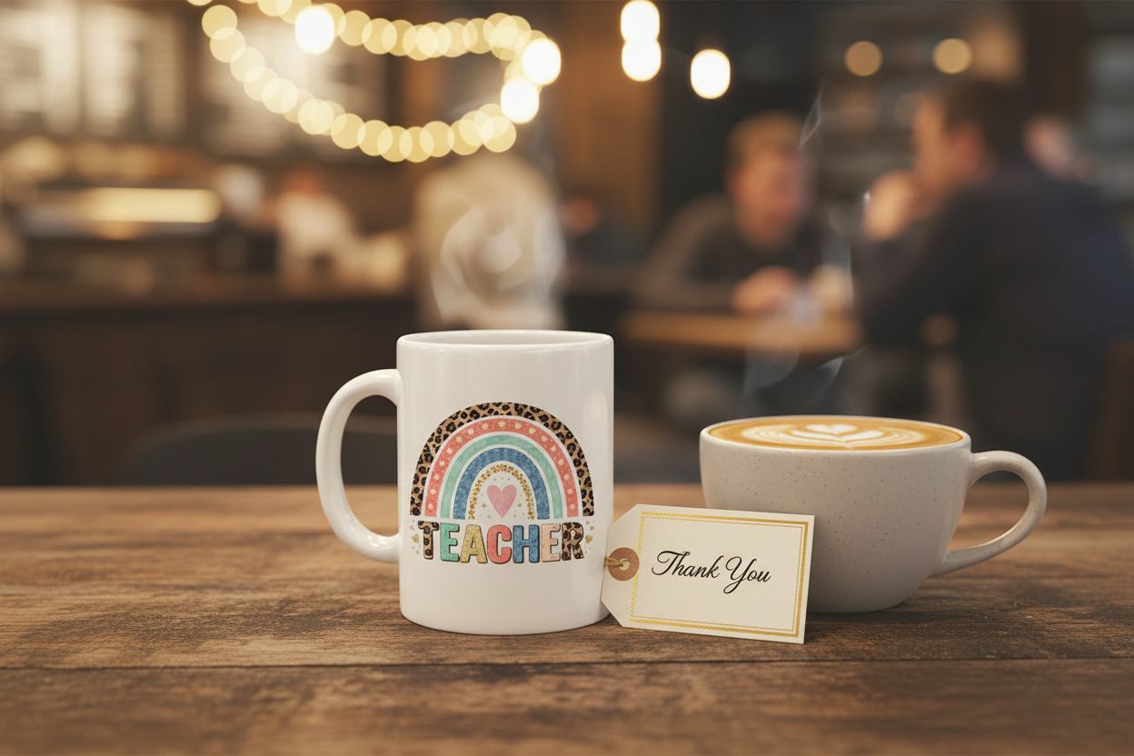 Teacher Rainbow Tumbler