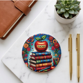 Teacher 4" ceramic coaster