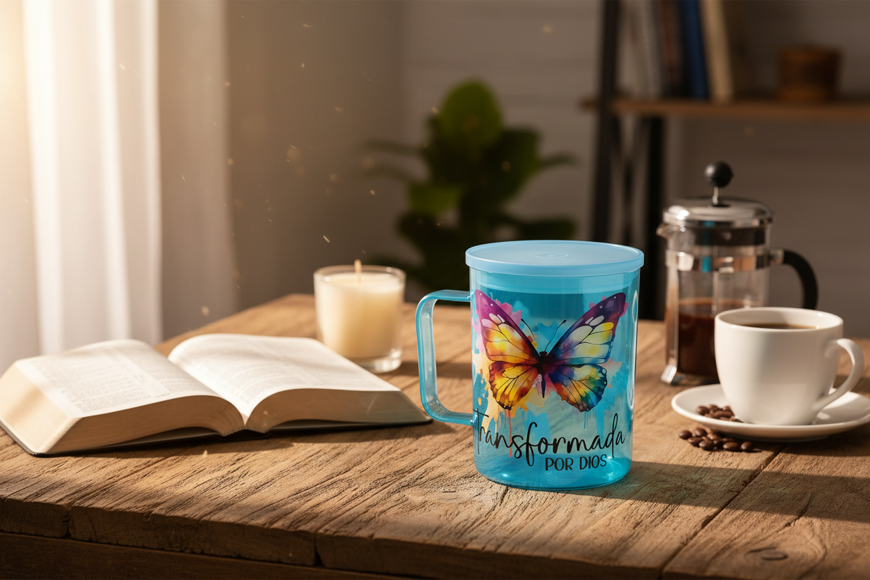 Transformada por Dios Mug - Morning Setting