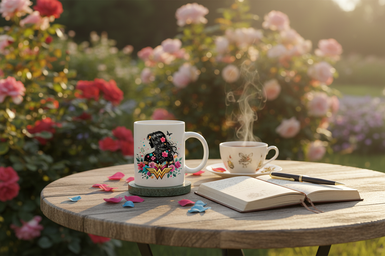W-Woman Floral - Café Setting