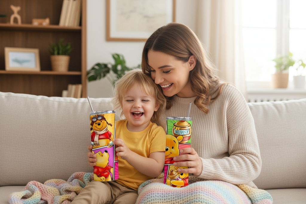 Winnie the Pooh Family Mockup